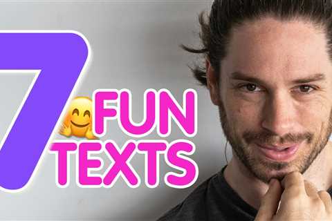 7 Fun Opening Texts Men LOVE To Receive From You!