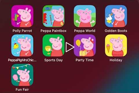 Peppa Pig Polly Parrot - World of Peppa Pig, Golden Boots, Sports Day, Party Time, Holiday, Fun Fair