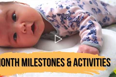 ONE MONTH BABY DEVELOPMENT MILESTONES | What A 1 Month Old Can Do And How You Can Measure Growth!