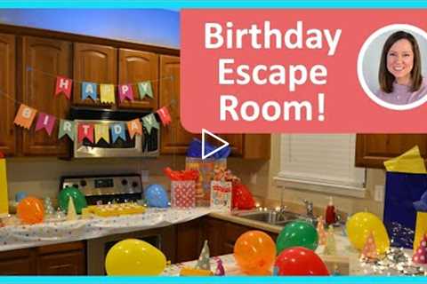 DIY Birthday Escape Room! (Best Birthday Party Games for Kids and Teens!)