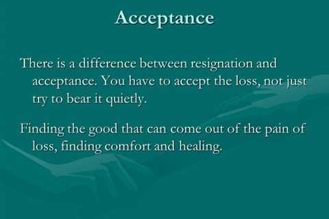 Accepting Loss - Coping Mechanisms and Symptoms of Disenfranchised Grief
