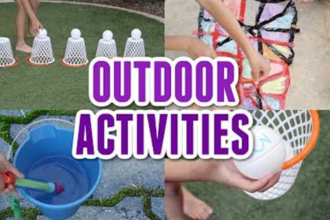 OUTDOOR ACTIVITIES for Kids at Home - Budget Friendly Outside Play Ideas