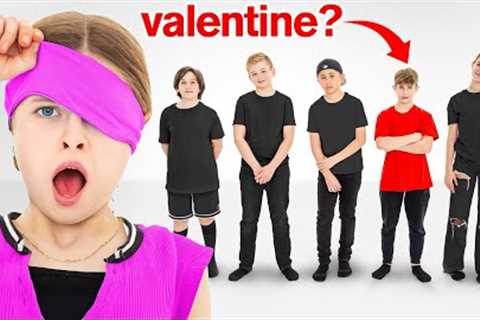 Can My Daughter Find Her Valentine Blindfolded? *emotional*