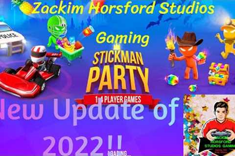 Stickman Party Gameplay New Update 2022!! (New Games) ZHS Gaming