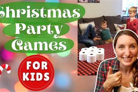 5 SUPER FUN Kids Christmas Games!! Christmas Party Games 2022