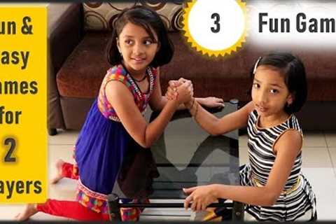 Party games for 2 players | 3 fun games for kids and adults party | friends fun family games