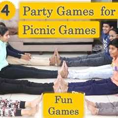 4 Party games for group | Group games for Party | Games for Kids | Birthday Games | Picnic Games