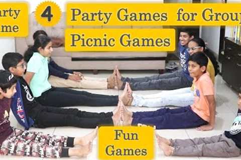 4 Party games for group | Group games for Party | Games for Kids | Birthday Games | Picnic Games