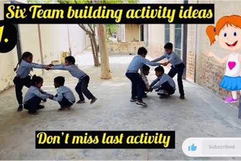 Six Team building activities | outdoor games | government primary schools | #fun #masti #games